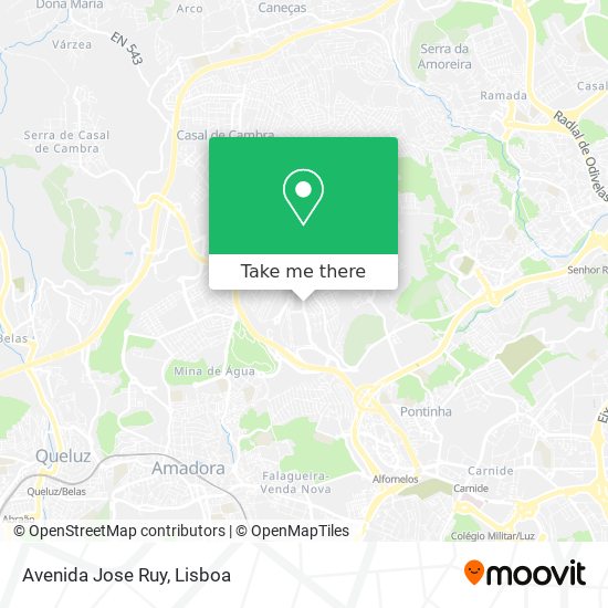 Avenida Jose Ruy mapa