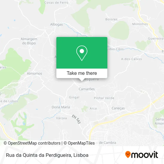 Rua da Quinta da Perdigueira map