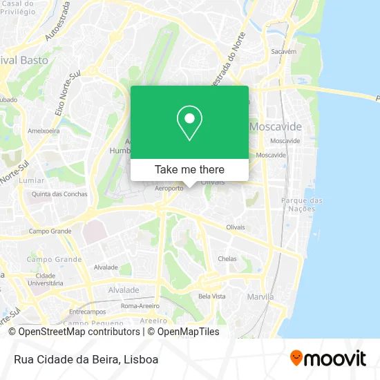 Rua Cidade da Beira map