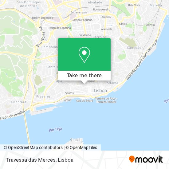 Travessa das Mercês map