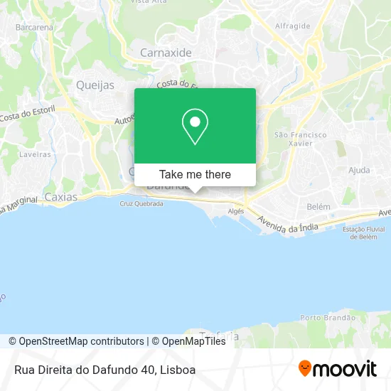 Rua Direita do Dafundo 40 map