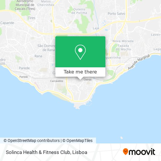 Solinca Health & Fitness Club map