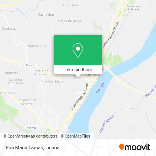 Rua Maria Lamas map