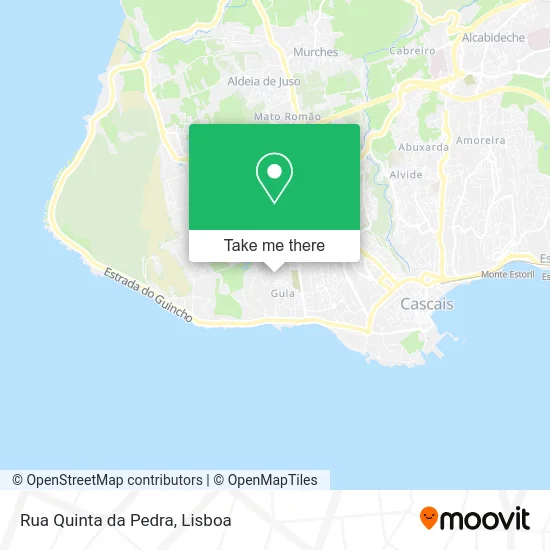 Rua Quinta da Pedra map