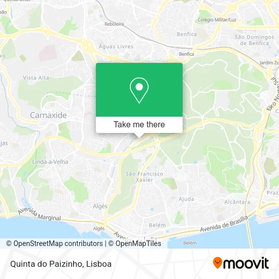 Quinta do Paizinho map