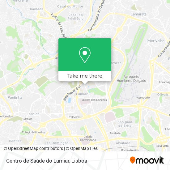 Centro de Saúde do Lumiar map