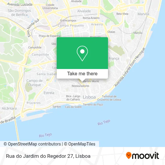 Rua do Jardim do Regedor 27 map