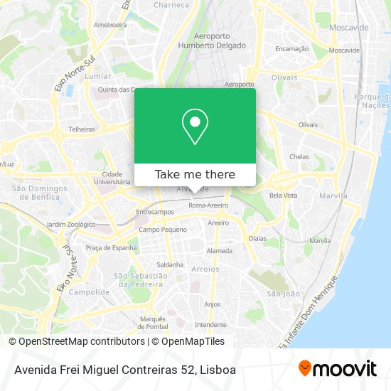 Avenida Frei Miguel Contreiras 52 map