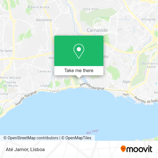 Até Jamor map