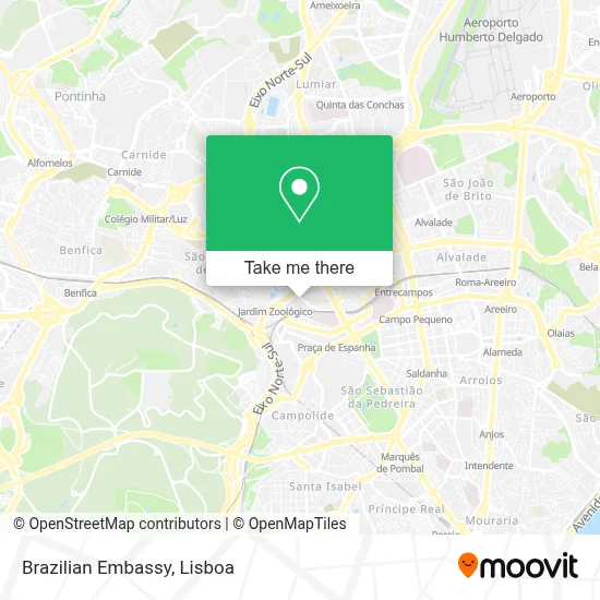 Embaixada do Brasil map