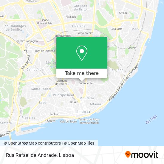 Rua Rafael de Andrade map