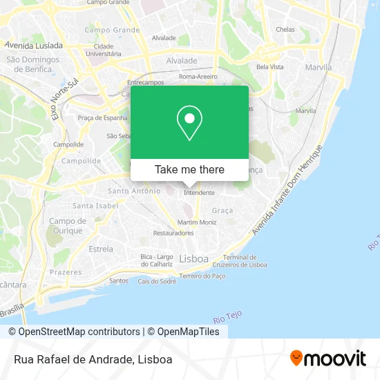 Rua Rafael de Andrade map