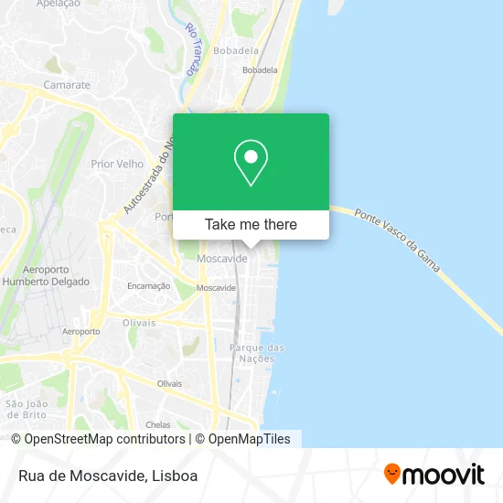 Rua de Moscavide map
