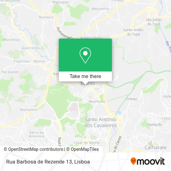 Rua Barbosa de Rezende 13 map