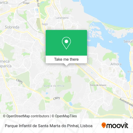 Parque Infantil de Santa Marta do Pinhal map