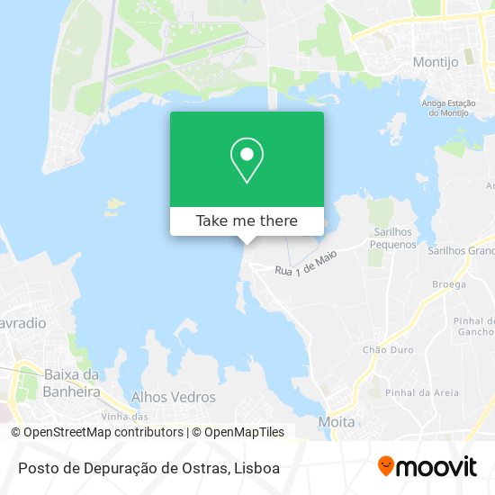 Posto de Depuração de Ostras map