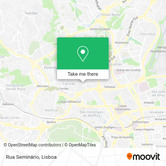Rua Seminário map