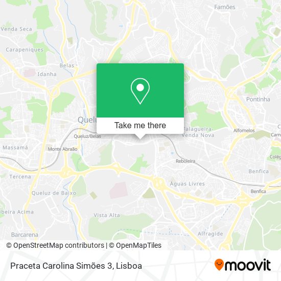 Praceta Carolina Simões 3 map