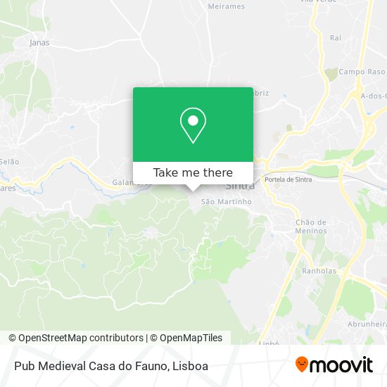 Pub Medieval Casa do Fauno map
