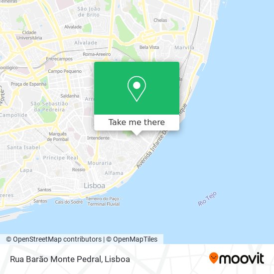 Rua Barão Monte Pedral map