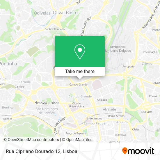 Rua Cipriano Dourado 12 map