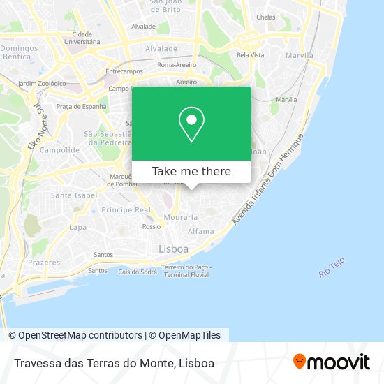 Travessa das Terras do Monte map
