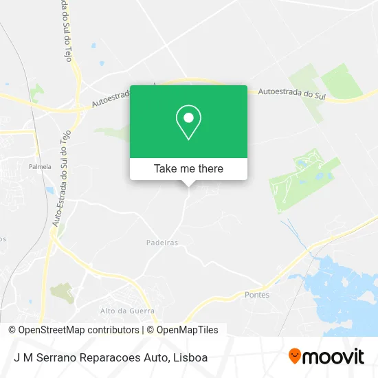 J M Serrano Reparacoes Auto map