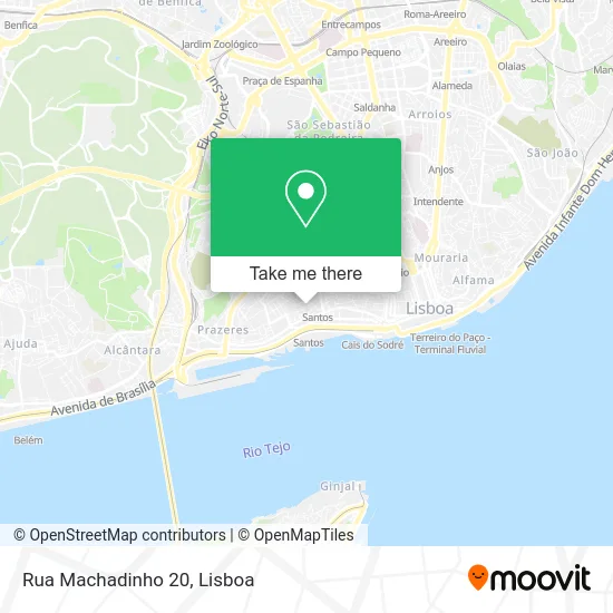 Rua Machadinho 20 map