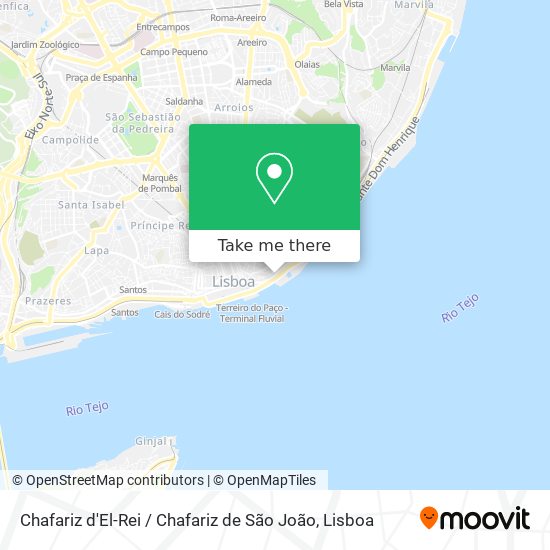 Chafariz d'El-Rei / Chafariz de São João map