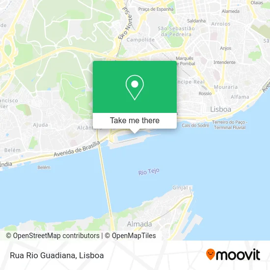 Rua Rio Guadiana map