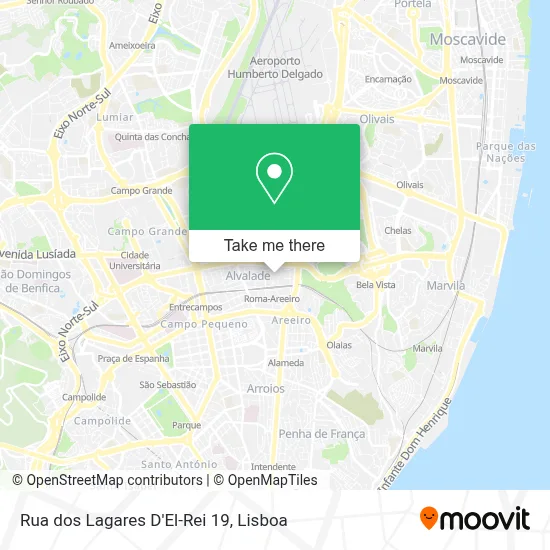 Rua dos Lagares D'El-Rei 19 map