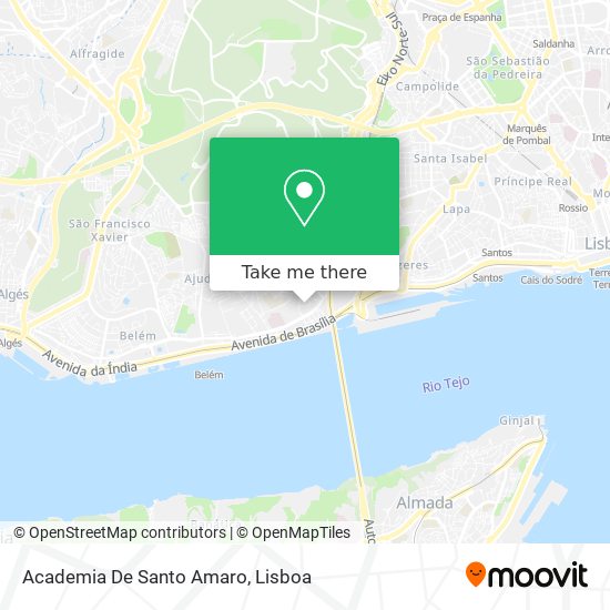 Academia De Santo Amaro map