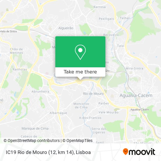IC19 Rio de Mouro (12, km 14) map