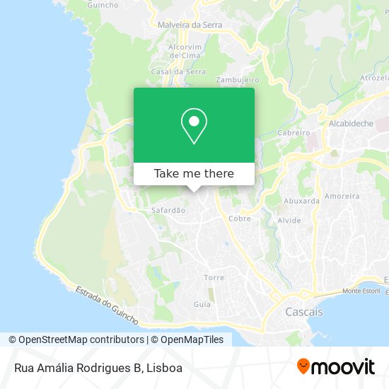 Rua Amália Rodrigues B map