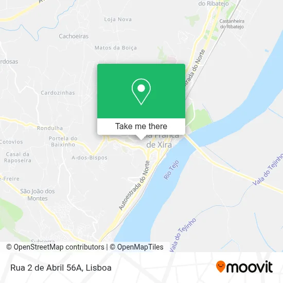 Rua 2 de Abril 56A map
