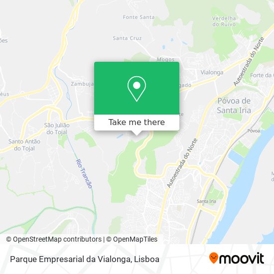 Parque Empresarial da Vialonga map