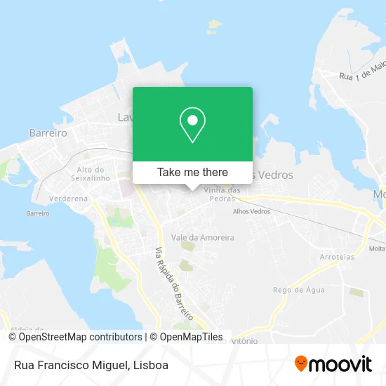 Rua Francisco Miguel map