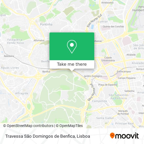 Travessa São Domingos de Benfica map