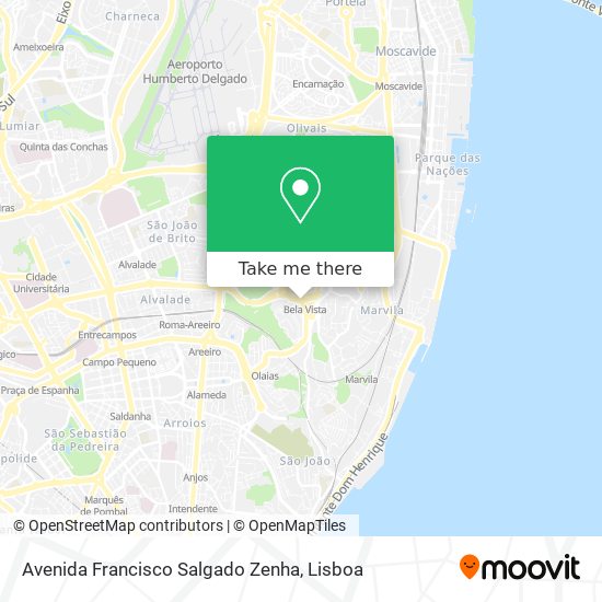 Avenida Francisco Salgado Zenha mapa