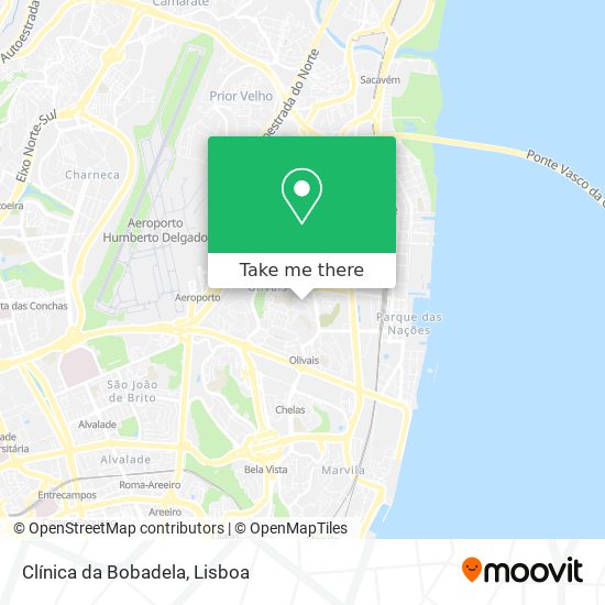 Clínica da Bobadela map