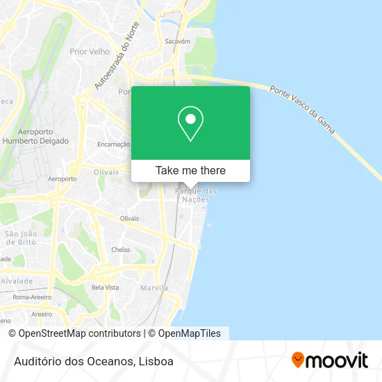 Auditório dos Oceanos mapa