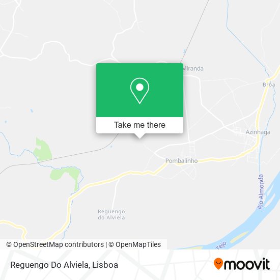 Reguengo Do Alviela map