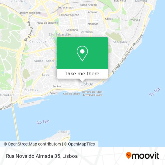 Rua Nova do Almada 35 map