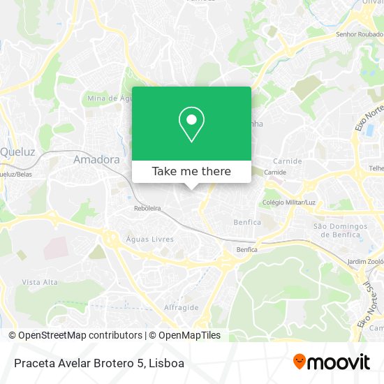 Praceta Avelar Brotero 5 map
