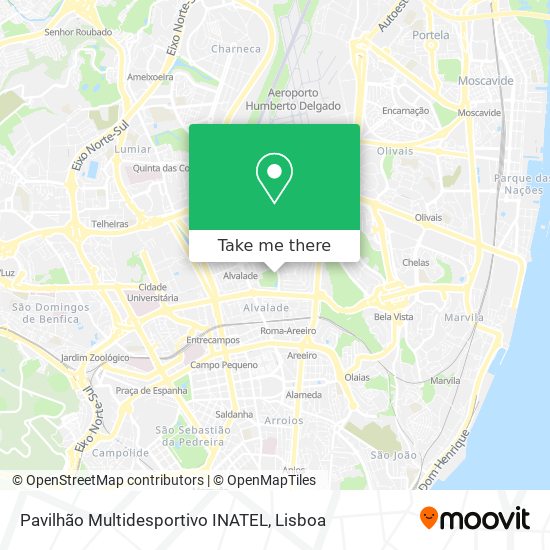 Pavilhão Multidesportivo INATEL map