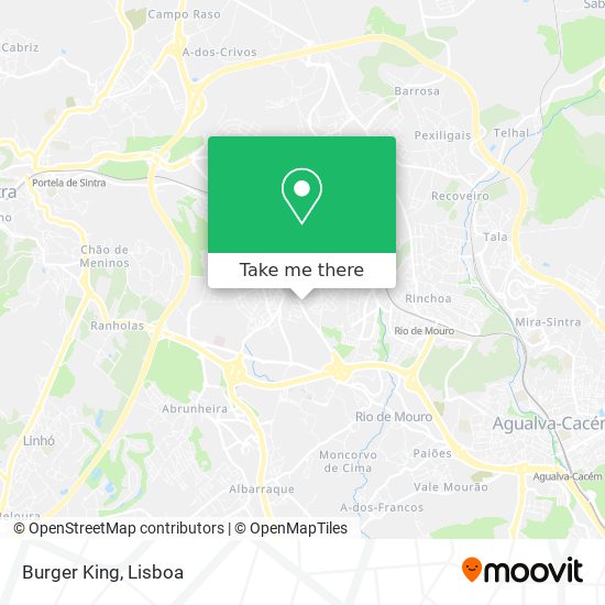 Burger King map