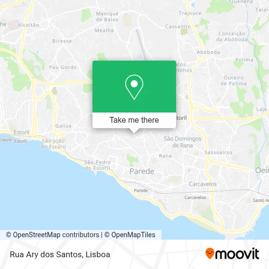 Rua Ary dos Santos map