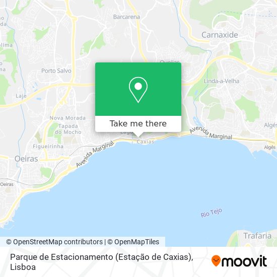 Parque de Estacionamento (Estação de Caxias) map