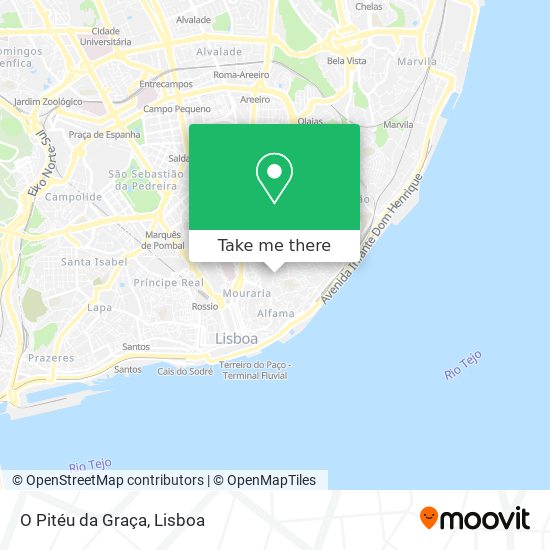 O Pitéu da Graça map