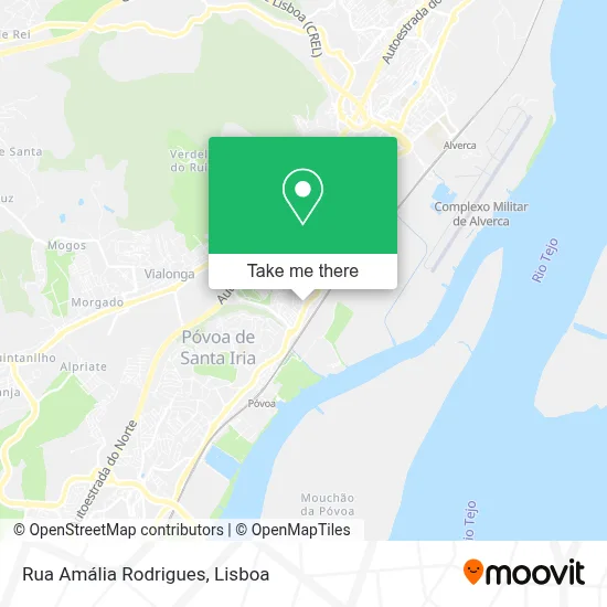 Rua Amália Rodrigues map